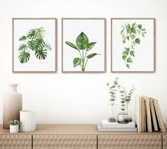 Living Room Wall Art Plant Posters