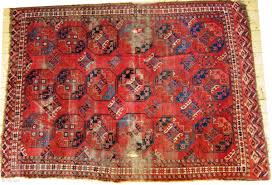 mid 19th century ersari main carpet