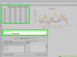 graph multiple lines in excel wikihow