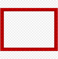 free png red border design png