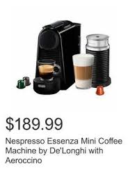 nespresso essenza mini coffee machine
