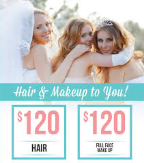 bridal beauty package idry hair salon