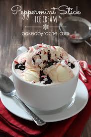 peppermint stick ice cream baked by