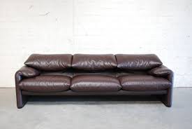 model maralunga leather sofa by vico