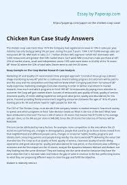 Sharing research data and infrastructure to study proteins. Chicken Run Case Study Answers Essay Example