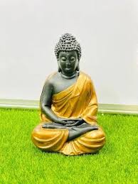 Sitting Buddha Resin Showpiece For