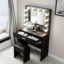 Vanity Set With 12 Led Lighted Mirror Makeup Dressing Table Dresser Desk Table Z For Sale Online