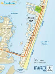 ocean city md boardwalk map ocean