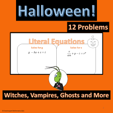 Literal Equations Worksheet