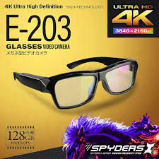 メガネ型ビデオカメラSPAYDERS Xスパイダーズx 4K E−203-