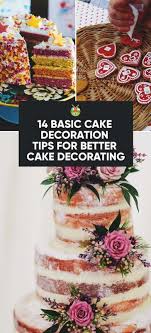 Cover the cake with another thin layer of work your way up the sides of the cake to make more ridges. 14 Basic Cake Decoration Tips For Better Cake Decorating