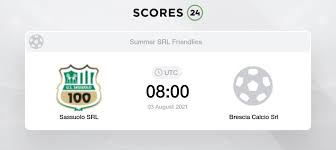 Passano anche sampdoria e salernitana (in gol il bresciano. Sassuolo Srl Vs Brescia Calcio Srl 3 08 2021 Stream Results