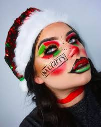 27 creative christmas makeup looks