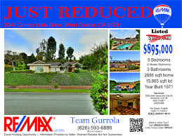 Just Reduced Just Listed Flyer Real Estate Team Gurrola Flyers