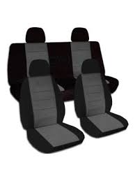 Two Tone Car Seat Covers W 5 2 Front