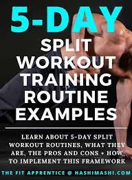5 day strength training program workout