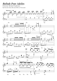It is performed by richard clayderman. Ballade Pour Adeline Richard Clayderman Sheet Music For Piano Solo Musescore Com