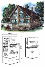 Luxury A Frame House Plan Drawings