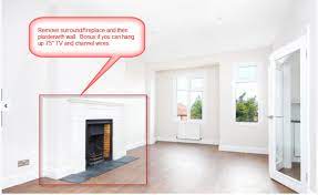 Remove Fireplace Surround And