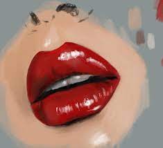 how to paint on procreate the lips