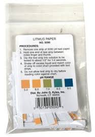 Litmus Paper With Color Chart 50 Each