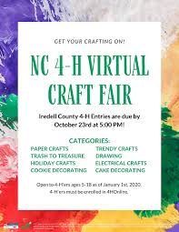 nc 4 h virtual craft fair extension