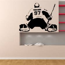 Custom Hockey Goalie Decal