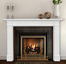 The Radford 48 Fireplace Mantel Mdf White Paint Pearl Mantels