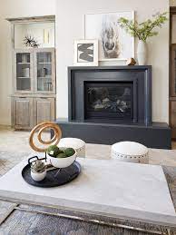 The Diez Classic Stone Fireplace Mantel