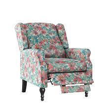 The turquoise blue velvet sofa works great as a sofa, couch, lounger, bedroom sofa, accent sofa, chaise, lobby couch, waiting room couch, chaise, lounge chair or daybed. Reviews For Prolounger Fuchsia Pink Multi Floral Bouquet Wingback Push Back Recliner Chair A156974 The Home Depot
