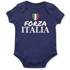 forza italia babygrow gift rugby baby