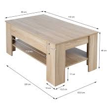 Coffee Table With Drawer And Shelf