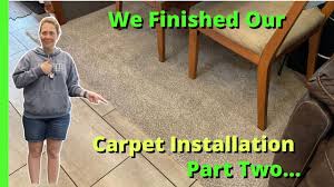 installing rv carpet and binding part