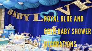 gold baby shower decorations