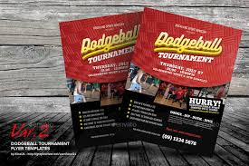 Dodgeball Tournament Flyer Templates