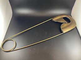 Giant Chrome Baby Diaper Safety Pin
