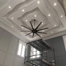 Provence ab french style rise and fall ceiling light, antique brass. Beautiful Ceiling Fan Install Hard To Believe That Fan Has A 99 Blade Span In That Room Pop False Ceiling Design House Ceiling Design Ceiling Design Modern