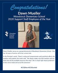 June 21, 2020 by mathilde émond. Meet A Ccsd 2020 Support Staff Employee Of The Year Dawn Mueller Of Woodstock Es Woodstock Elementary School