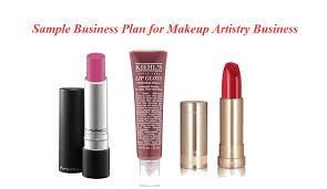 makeup artist business plan sle