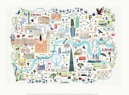 London Map Art Print Josie Shenoy