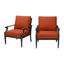 Black Steel Outdoor Patio Lounge Chair