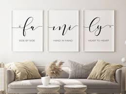 Family Quotes Wall Art Home Decor Signs