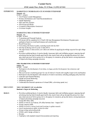 How to include internships when you include an internship on your resume, include the same information as any other job: Marketing Summer Internship Resume Samples Velvet Jobs