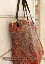 wayfarer red ombre tapestry carpet bag