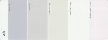 Martha Stewart Paint 5 Color Palette Card 28