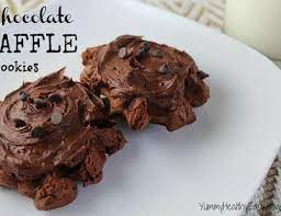 chocolate waffle cookies yummy