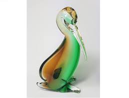 Big Bird Art Glass Sculpture Fm Färe