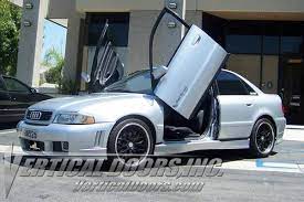 These are essentially doors that open on a rear hinge. Audi A4 Vertical Doors Inc Vertical Lambo Door Kit Vdcaa9401