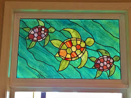 Fl Stained Glass Turtles Custom