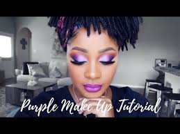 royal purple eyeshadow make up tutorial